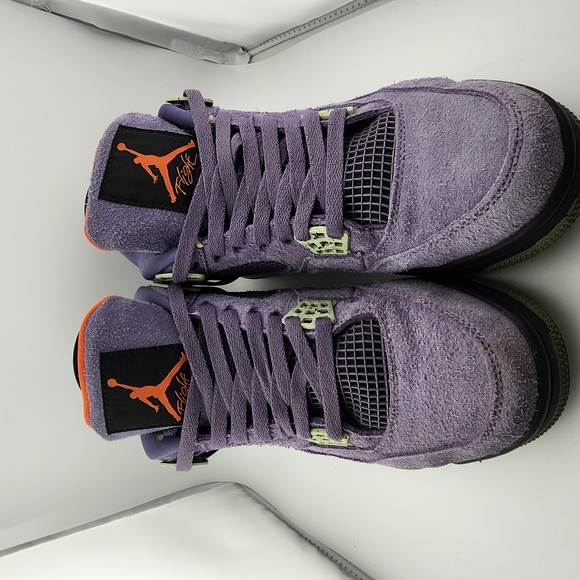 Jordan Athletic Shoes in Purple and Green - Picture 8 of 16